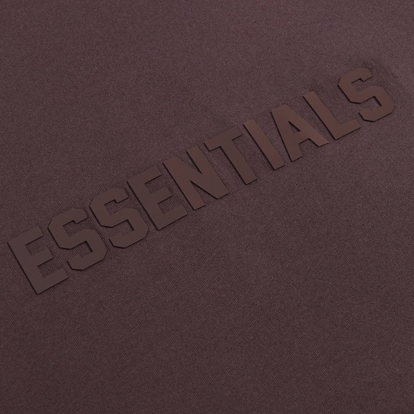 ESSENTIALS Plum Crewneck Long Sleeve Tee - Picture 11 of 12